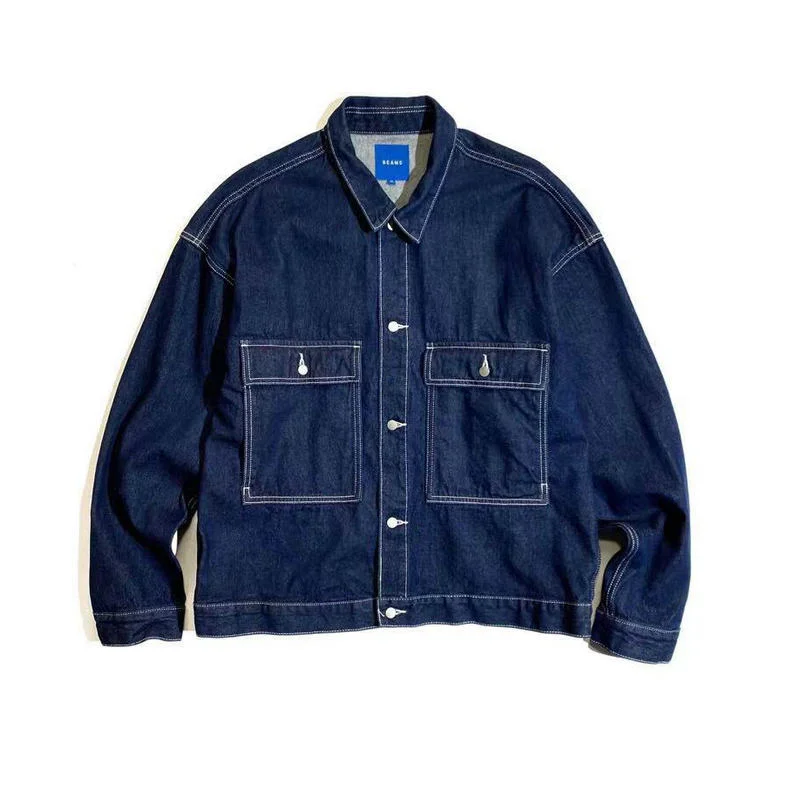 

Куртка мужская и женская джинсовая в стиле ретро