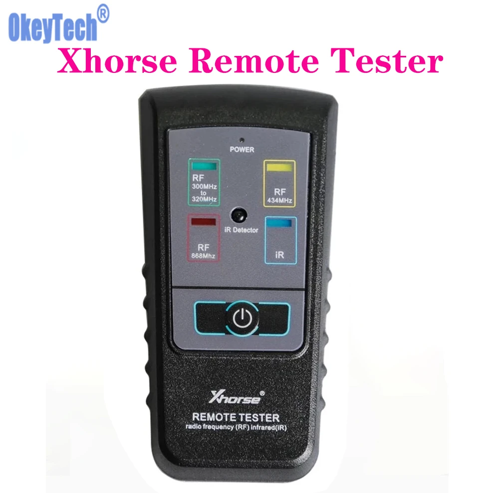 

Пульт дистанционного управления Xhorse для радиочастоты, инфракрасный может обнаруживать частоту для 300-320 Гц, 434 МГц, 868 МГц, может обнаруживать...