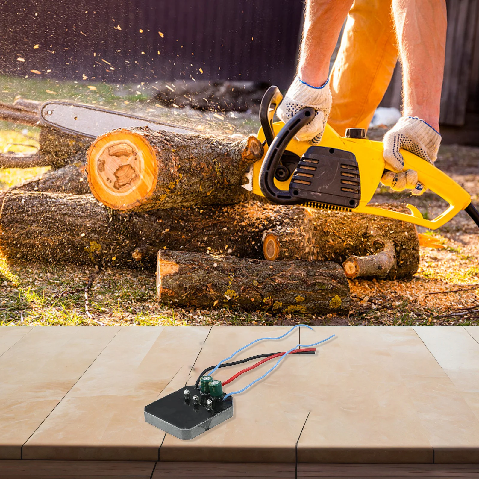 

Панель управления VIBRATITE для электрической цепной пилы 21В