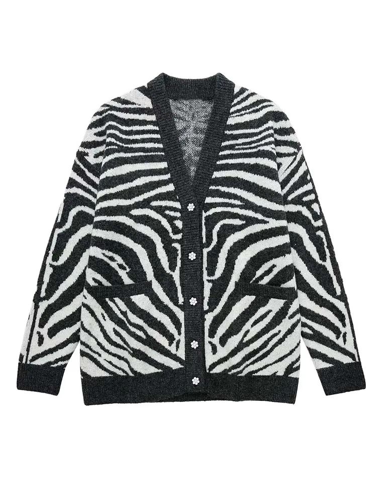 

Кардиган женский зимний трикотажный, оверсайз, в стиле оверсайз