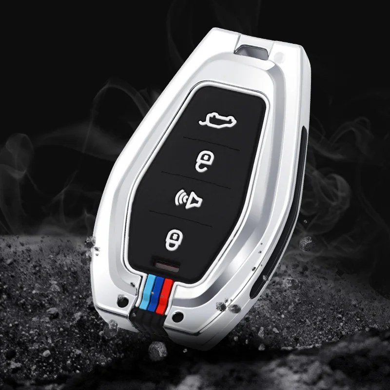 

For Chery X70 x95 x90 Car Key Case Cover Key Bag Car-Styling Auto Protect Set Keychain Holder Shell Alloy Protection Accessories