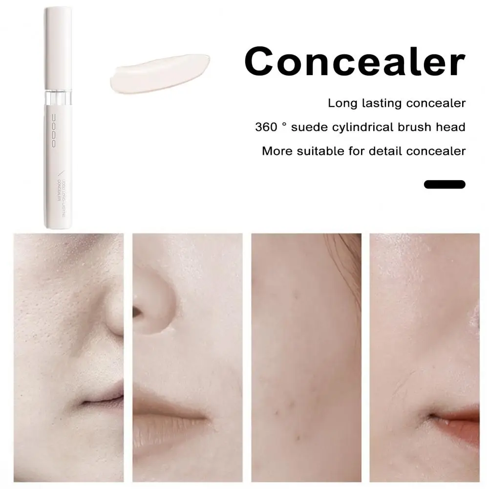 

Liquid Concealer with Brush Applicator Long-lasting Concealer Coverage Concealer for Skin Types Hide Acne Dark Circles Marks