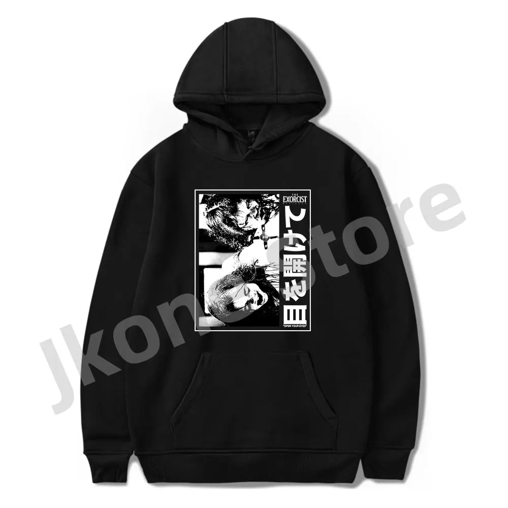 

Толстовки The Exorcist Believer с надписью Open Your Eyes Merch, зимняя модная забавная Повседневная Уличная одежда унисекс