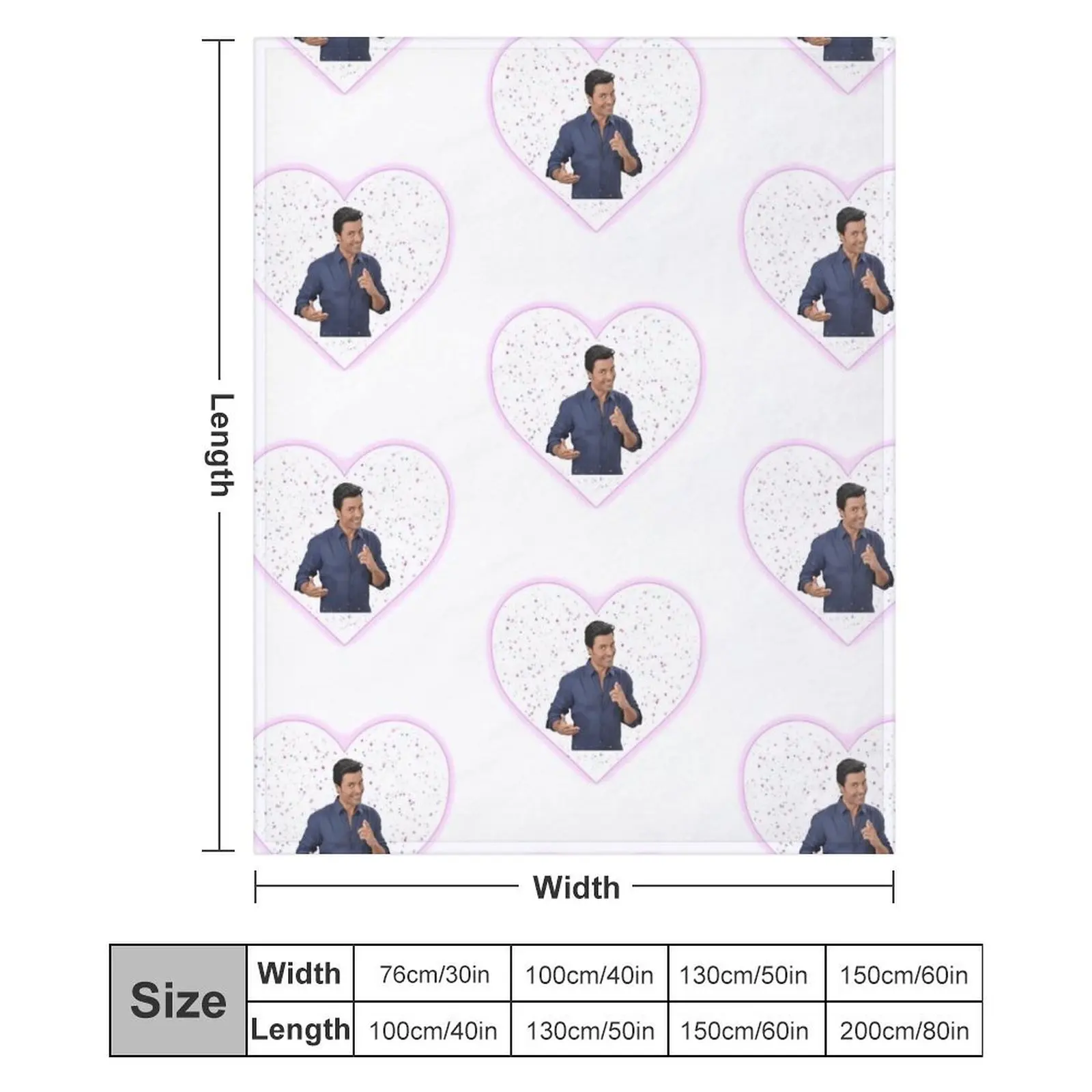 Одеяло CHAYANNE HEART DESIGN Декоративное одеяло для дивана Полярные одеяла
