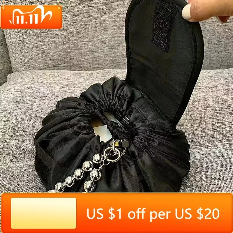 

Женская косметичка на шнурке, органайзер для путешествий, Сумка Для Хранения Туалетных принадлежностей, сумка для макияжа на плечо, большая емкость, красота, чехол, водонепроницаемая