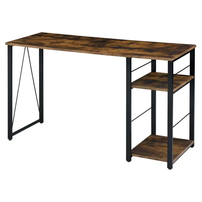 

Writing Desk in Weathered Oak and Black