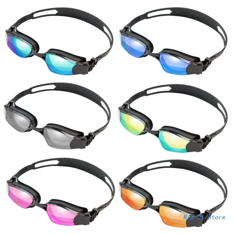 

Anti-fog Swim Goggles Adults No Leaking UV Protection Clear Anti-Fog Swim Goggles with Soft Silicone, Drop shipping