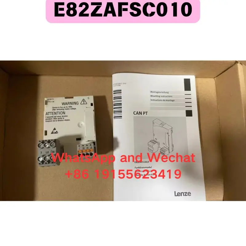 Совершенно новый оригинальный б/у E82ZAFSC010 Luntz модуль платы ввода-вывода инвертора