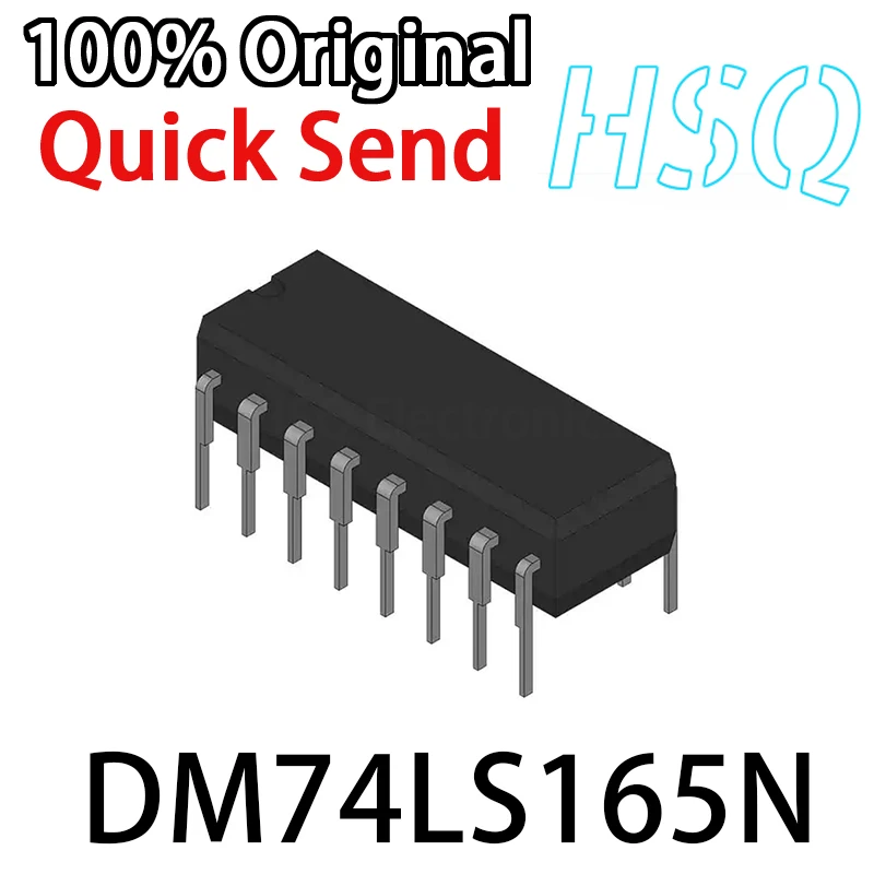 

Прямая поставка, регистр переключения передач 74LS165 DM74LS165N DIP-16, 1 шт.