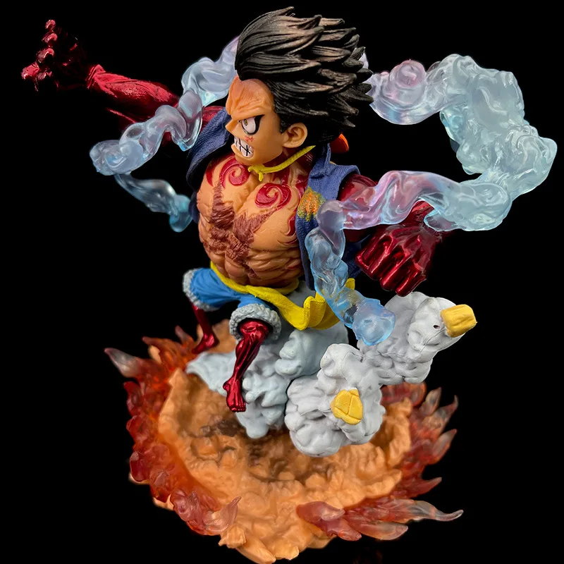 Товар: Фигурка One Piece Action Figure 14 см Аниме Луффи G5 Gear 4 Kong Gun Модель-пальчик для сбора, коллекционная игрушка, подарок на Рождество.