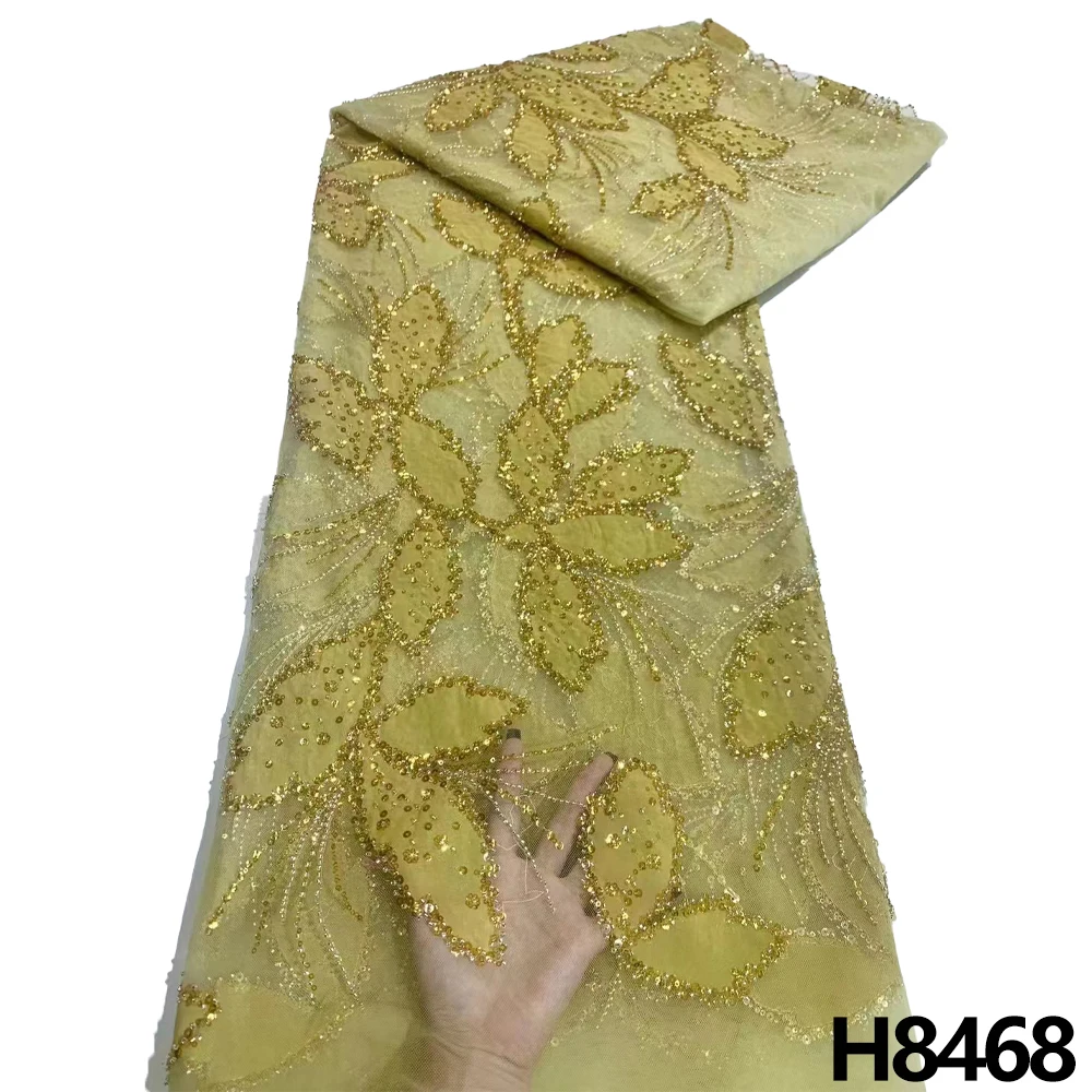 2023 Высококачественная африканская сетчатая кружевная ткань нигерийский тюль