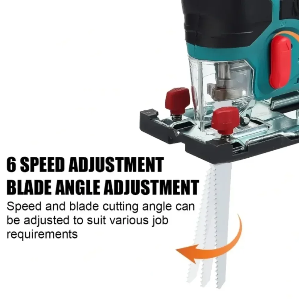 Бесщеточный аккумуляторный лобзик 80 мм