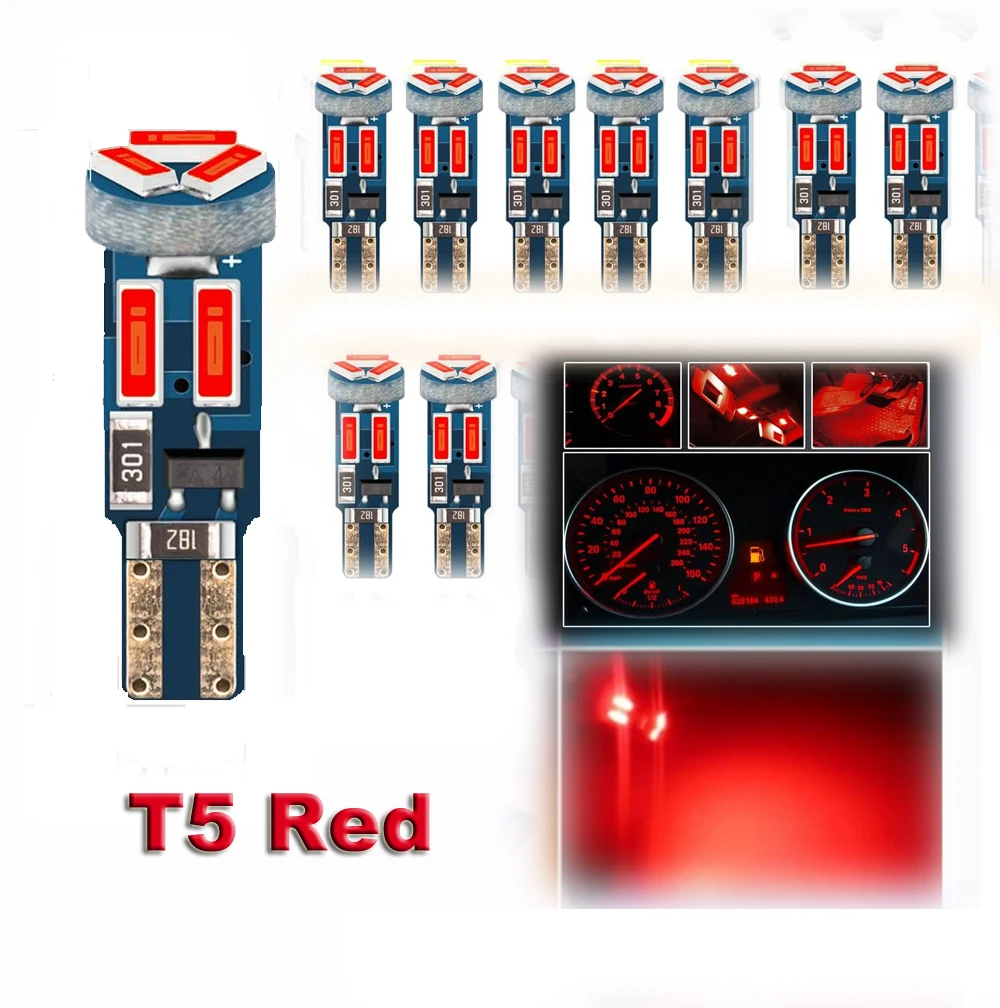 

Светодиодная лампа T5 PC74 PC37 с поворотным замком для приборной панели, приборной панели, кластерный светильник, косметическое зеркало, светильник для перчаточного ящика