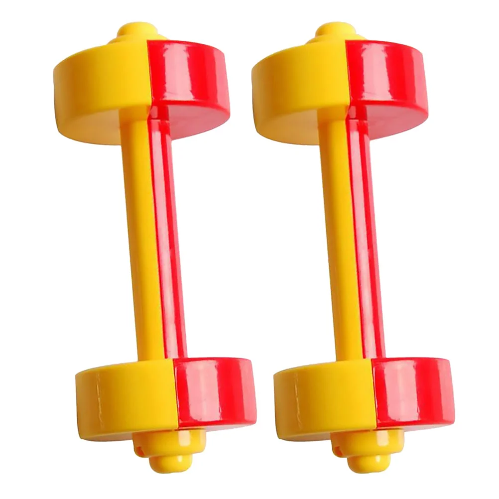 

Children Dumbbell Toy Plastic Dumbbell Toy Fitness Weight Lifting Dumbbell Gymnastic Equipment Props Early Toys For Kids