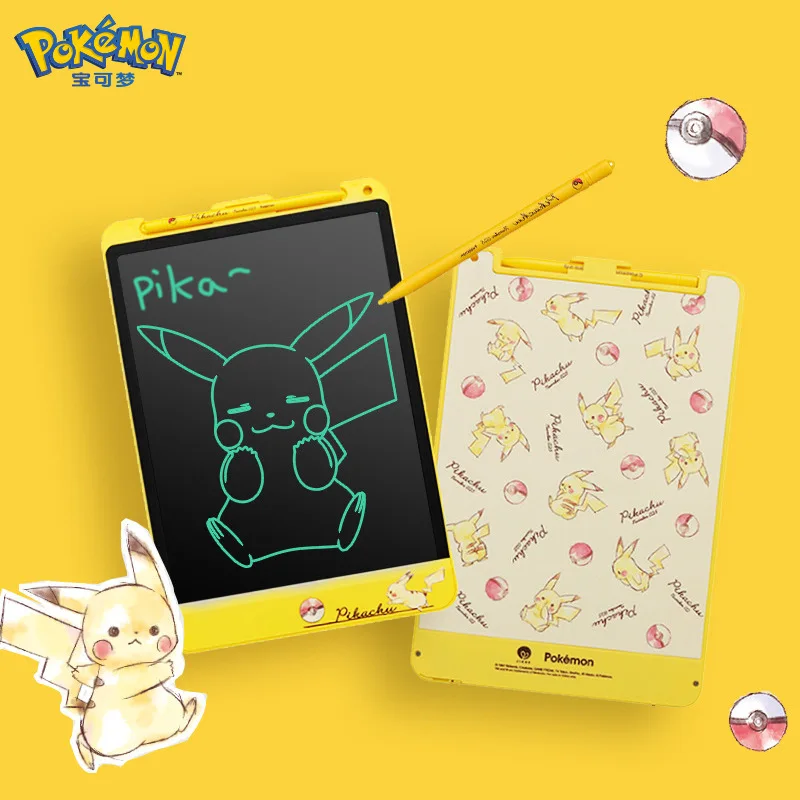 

Детская доска для рисования канцелярские принадлежности с Аниме Pokemon ЖК-доска для письма электронная доска для рисования доска для обучени...