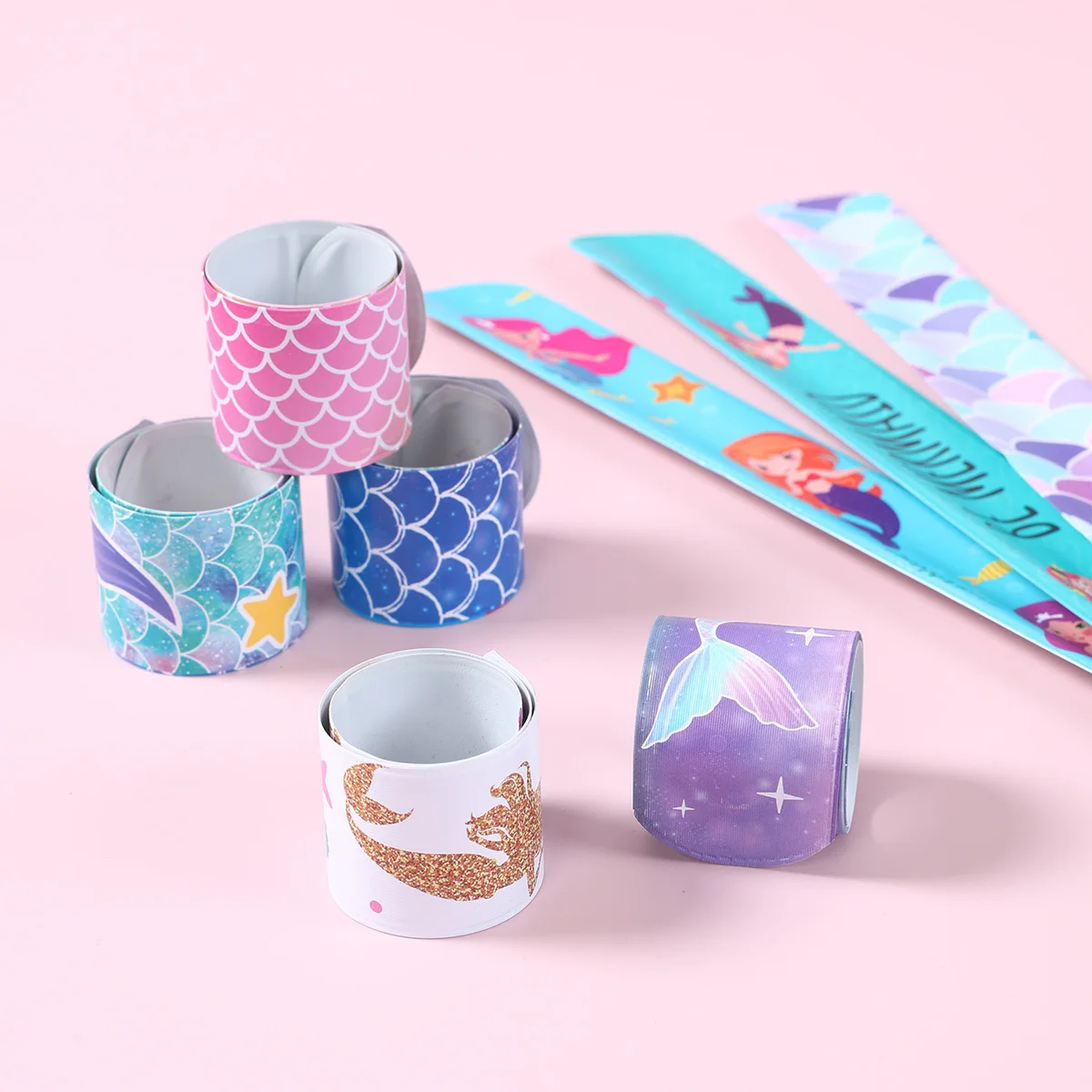 24 шт. набор браслетов с изображением русалки подарок для девочек под морем