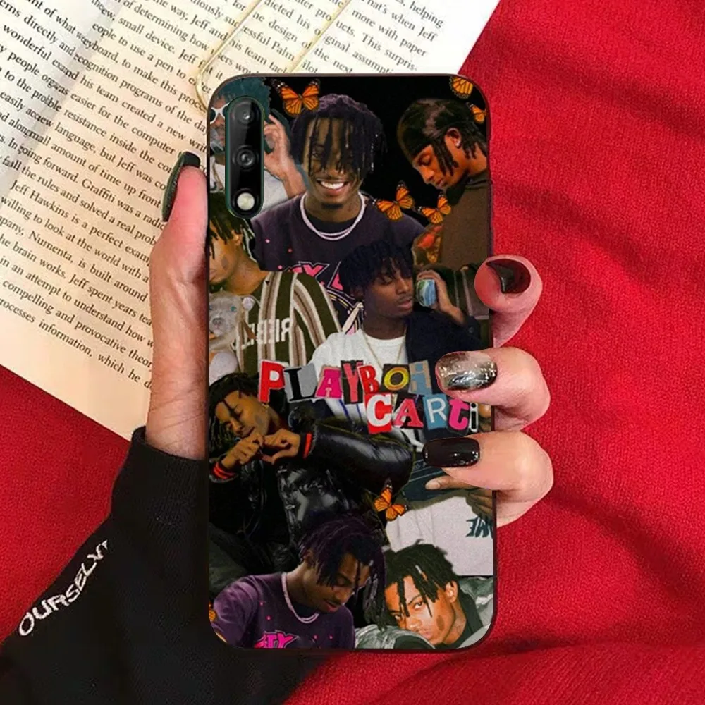 Чехол Playboi Carti rapper для телефона Huawei Honor 10 lite 9 20 7A 9X 30 50 60 70 pro plus мягкий силиконовый