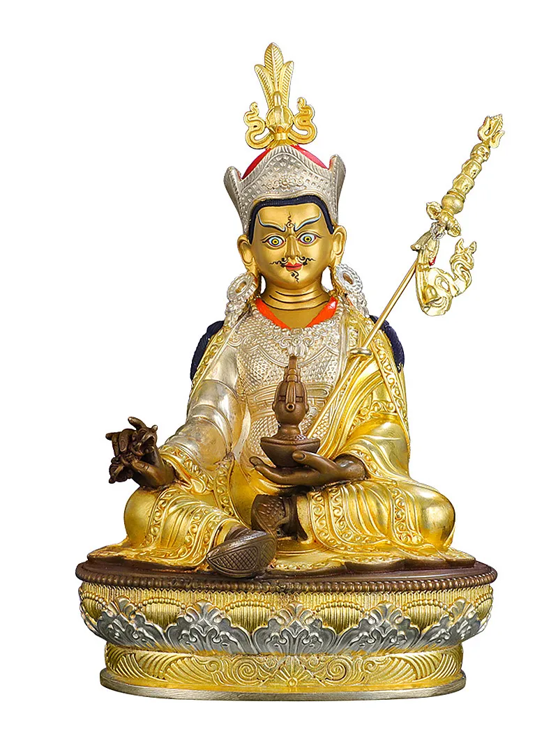 Статуэтка Бодхисаттва из чистой меди 21 5 см