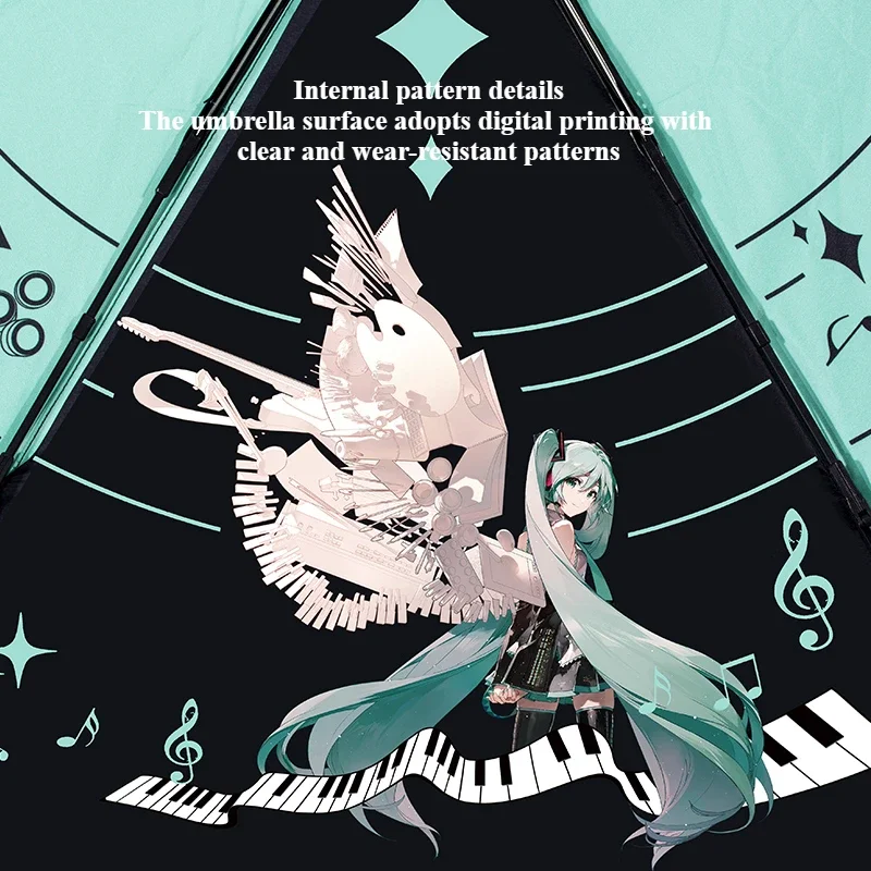 Kawaii Encounter Ретро Хацунэ Мику Шестисторонний зонт Подлинный аниме Мультфильм