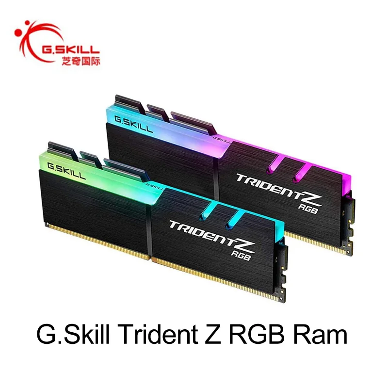 

G.Skill Trident Z RGB PC RAM DDR4 memory PC4 8GB 32GB 16GB 3200Mhz 3000Mhz 3600Mhz Desktop Memory Model 8G 16G 3000 3200MHZ DIMM