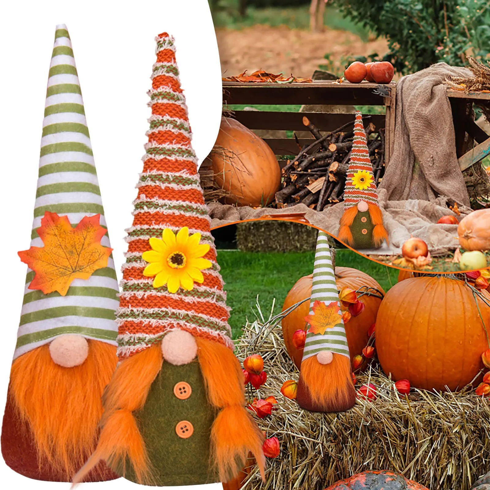 

Thanksgiving Decorations Thanksgiving Gnomes h Geometric Statue Easter Home Decor Gnomes Large Outdoor Tree Ornaments Lights