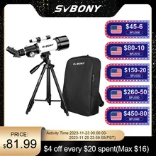 SVBONY SV501P Telescope for Beginners Adults, Astronomical Refracting Telescope for Gift Moon Planets, Astronomical Telescope