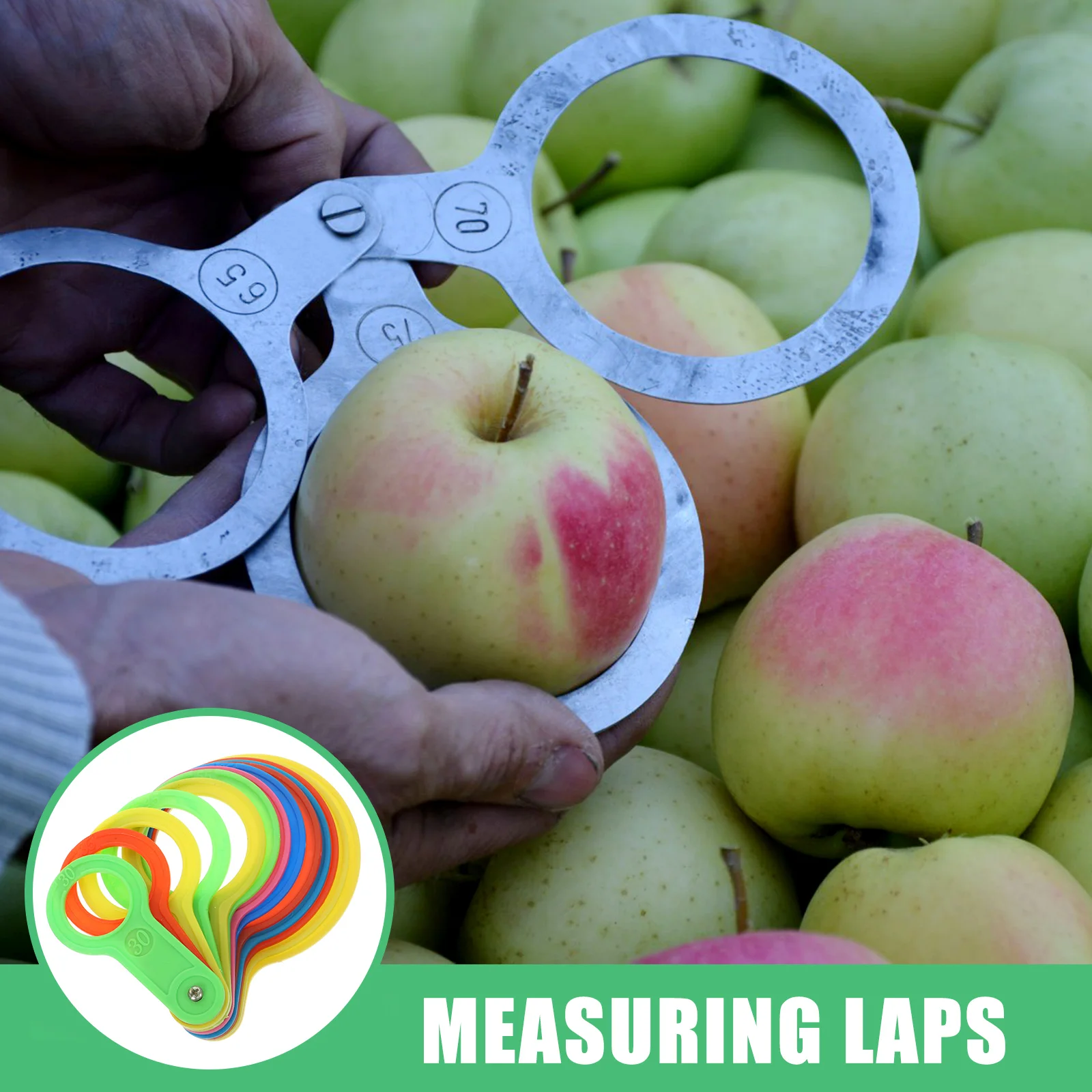 Fruit Grader Measuring Lap for Fruits Plastic Measurement Diameter Gauge Gauges