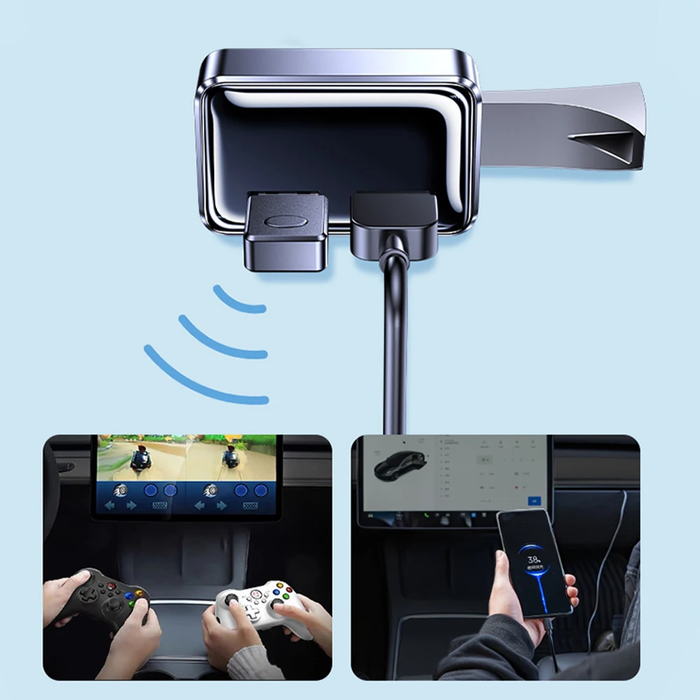 Автомобильная компактная док-станция на 3 USB-порта |
