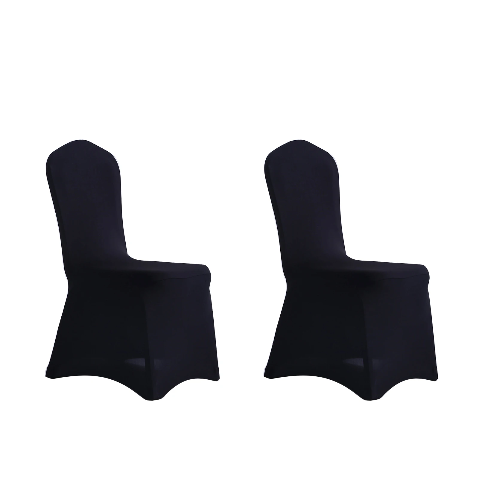 

Однотонные эластичные Чехлы для украшения дома, ресторана, свадьбы, банкета, 2 шт.