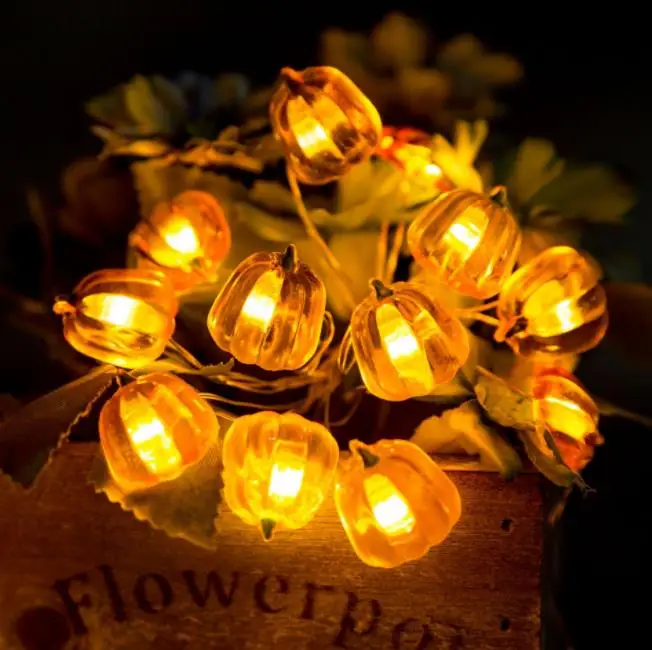 

Светодиодная медная проволока в форме тыквы, водонепроницаемая уличная декоративная цветная лампа