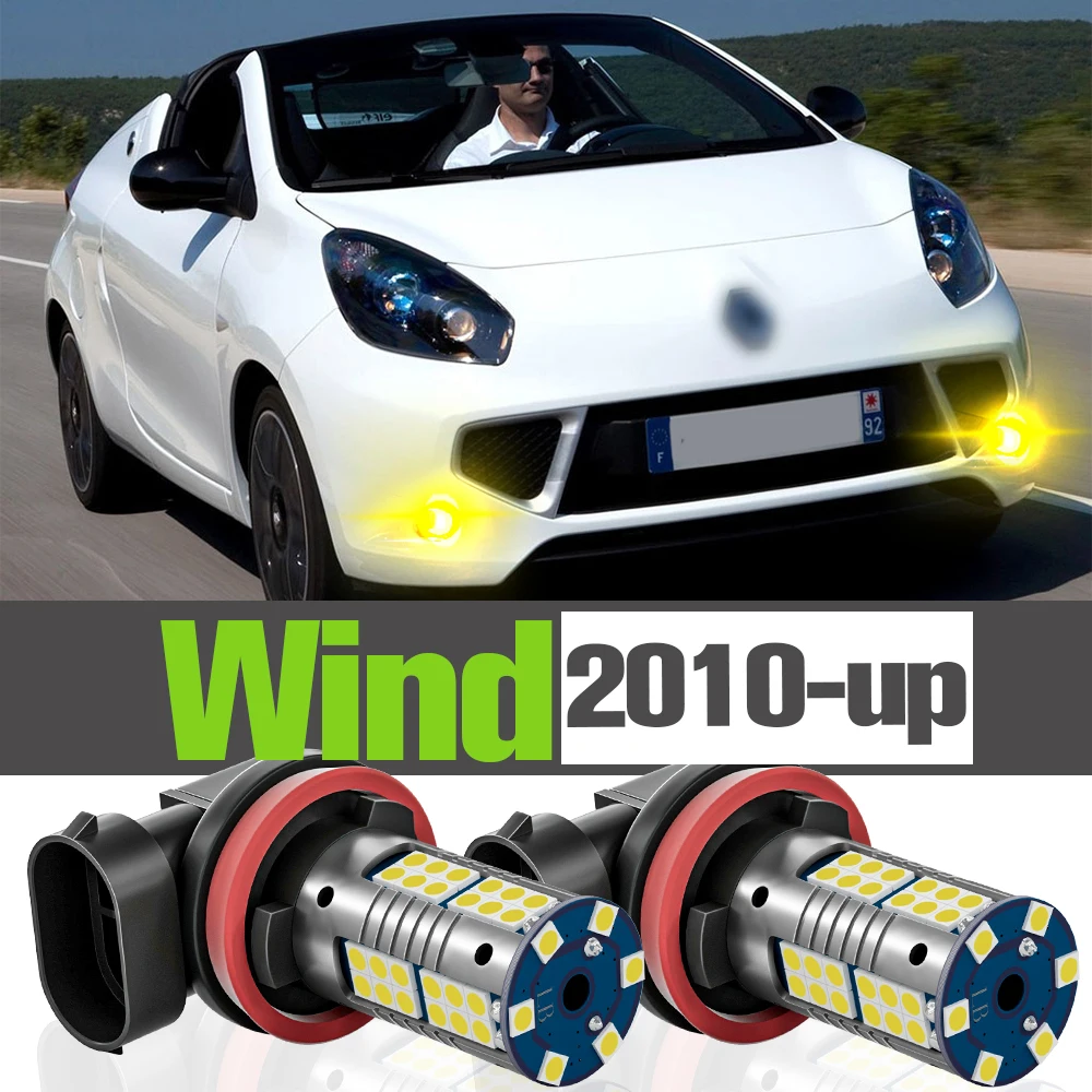 

2x LED Fog Light Accessories Lamp For Renault Wind 2010 2011 2012