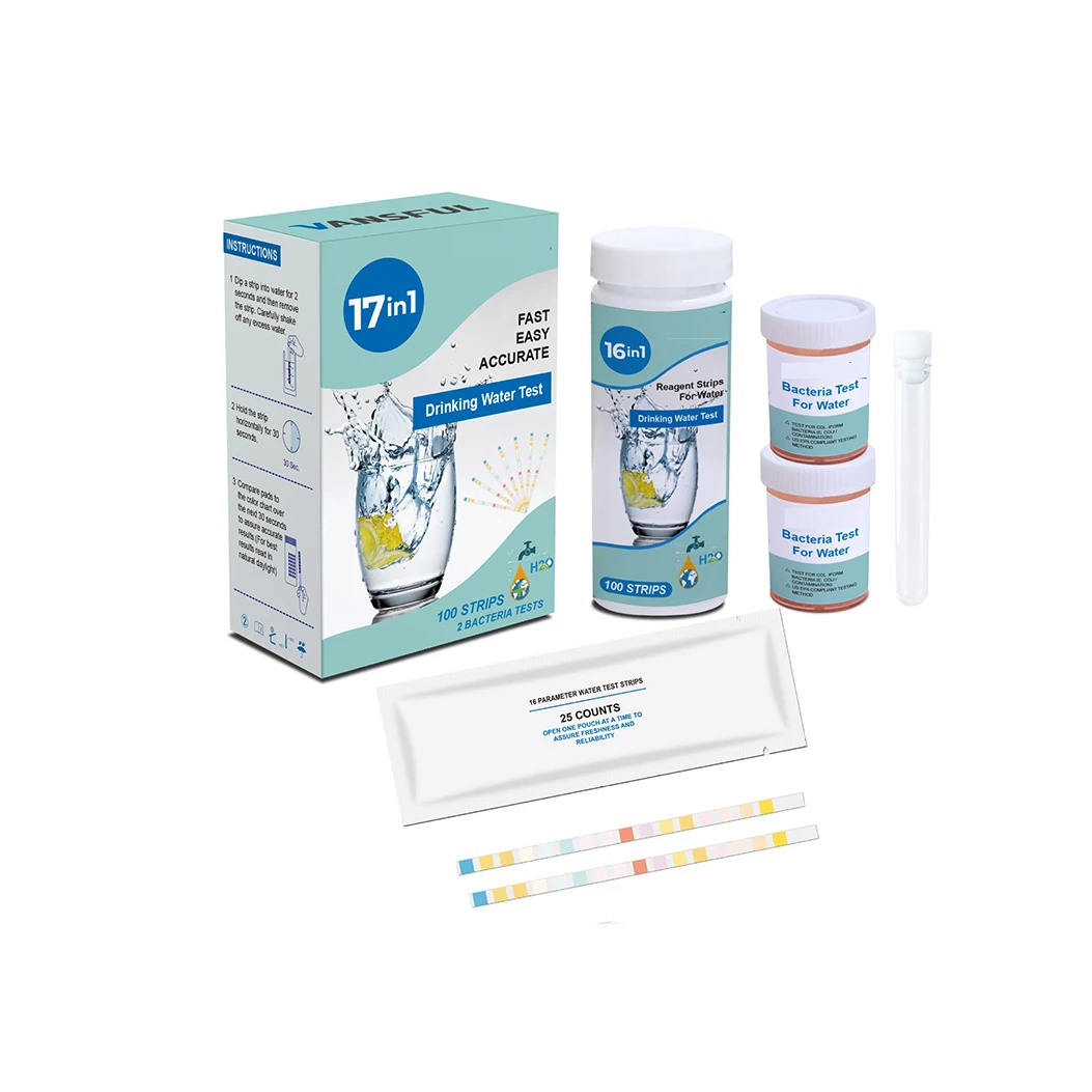 

Набор для тестирования воды в бассейне, 17 в 1