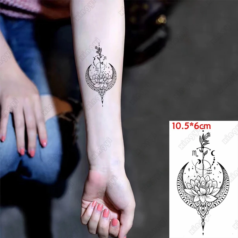Peace Pigeon Temporary Tattoo Sticker Small Mini Angel Wing Cross Bead Tatoo Arm Hand Wrist Men Women Glitter Tattoos Kids |