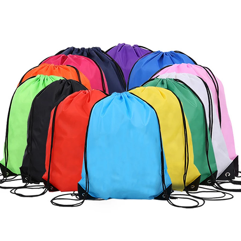 

1pc Waterproof Foldable Gym Bag Fitness Backpack Drawstring Shop Pocket Hiking Camping Beach Swimming Men Women Sports Bags