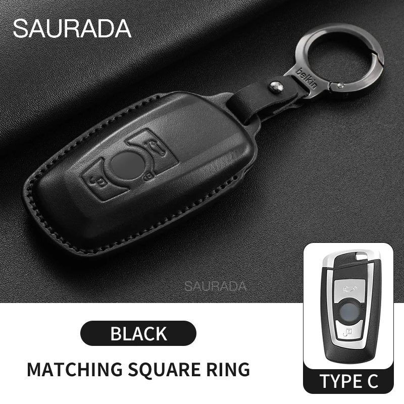 

Чехол для автомобильного ключа, из натуральной кожи, для BMW X1, X3, X4, X5, X6, F15, F16, F48, G30, G38, 525, 540, 740, 1, 2, 5, 7 серии 2024