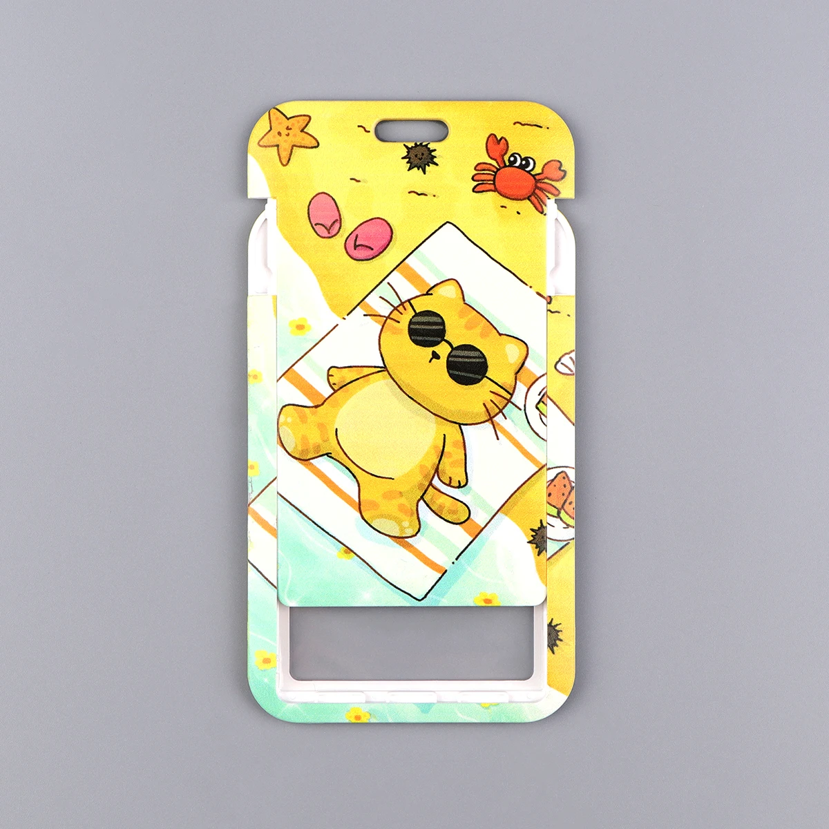 Брелок-лента с принтом бабочки кота