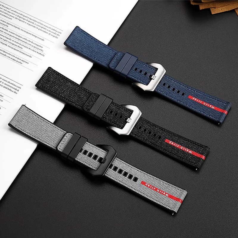 Ремешок для Panerai из нейлона и резины