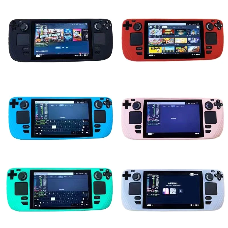 

Soft Silicone Case For Steam Deck Game Console Handheld Protective Cover Shell