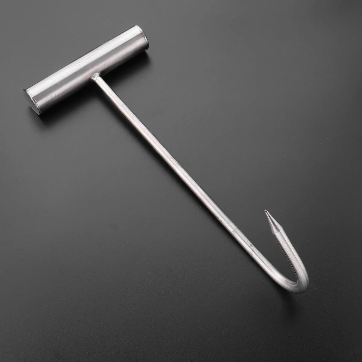 

Stainless Steel Meat Hooks T- Shaped Boning Hooks Multifunctional Sausage Poultry Bacon Hooks for Kitchen Butcher Shop Tool