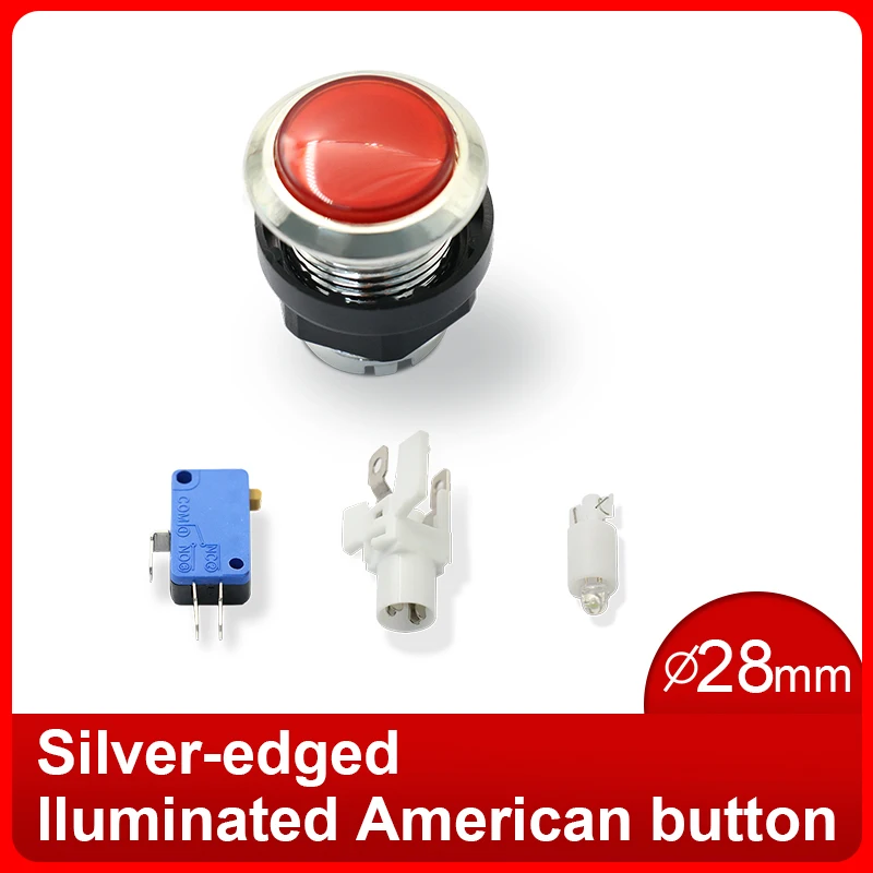 100/50 шт. прозрачные игровые автоматы 28 мм 12 В