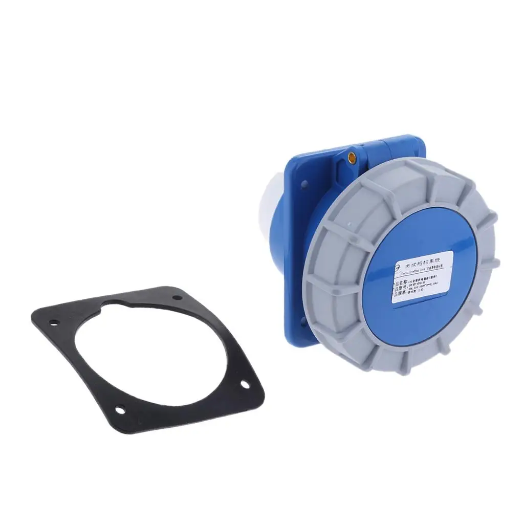 

Водонепроницаемая электрическая розетка и прокладка для морского берега 32A 220-250 В