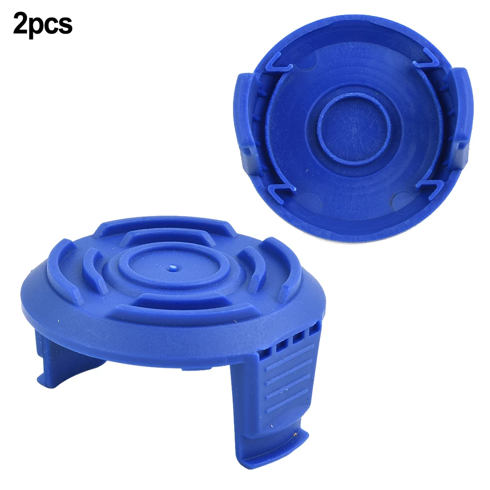 

2pcs Blue Spool Cover Cap For Qualcast Grass Trimmer For YT7403-08 GTLi20 Plastic Lawn Mower Spool Cap
