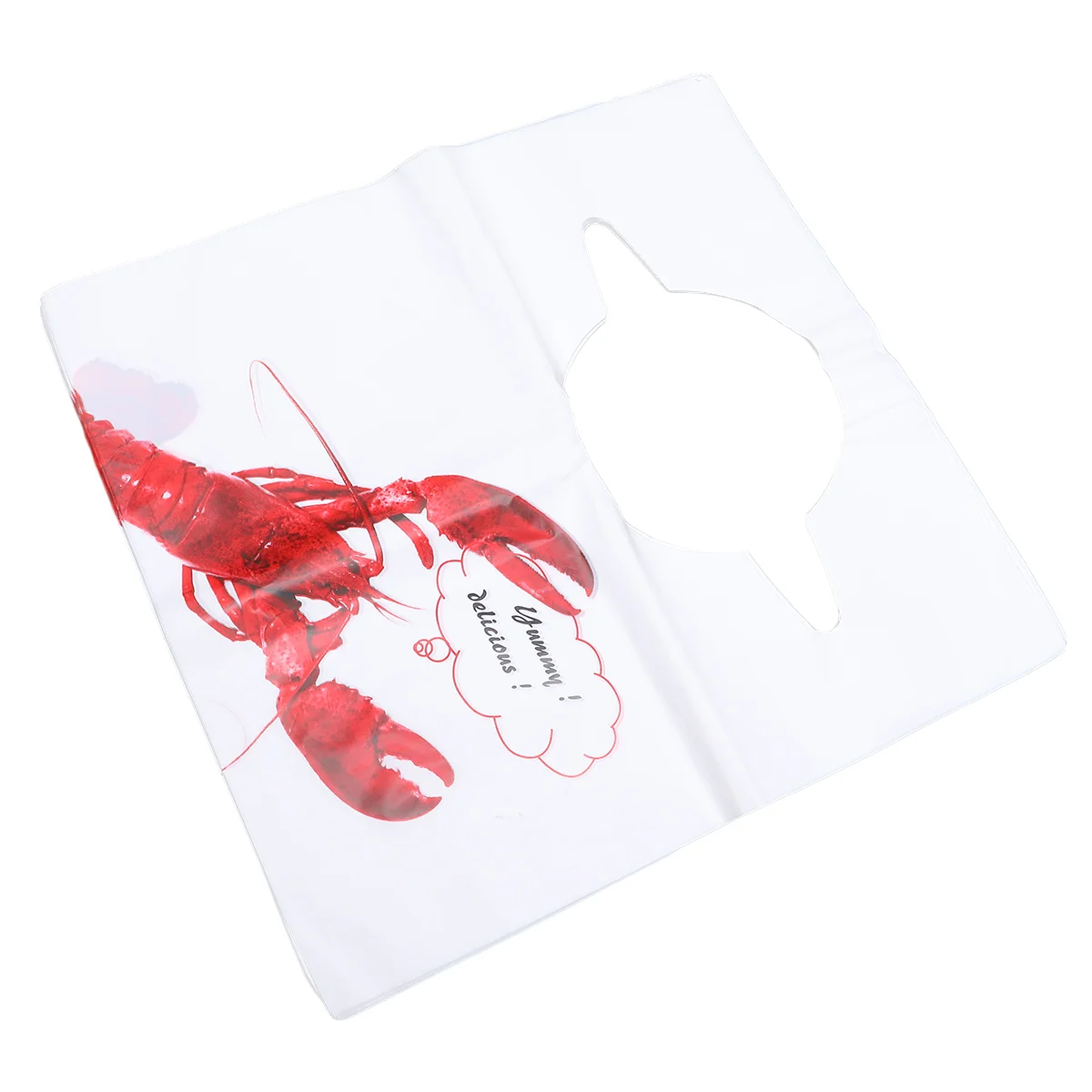 

Lobster Bibs Apron Aprons Disposable Adults Adult Plastic Bib Restaurant Portable Crawfish Seafood Cooking Kitchen Cloth Bulk