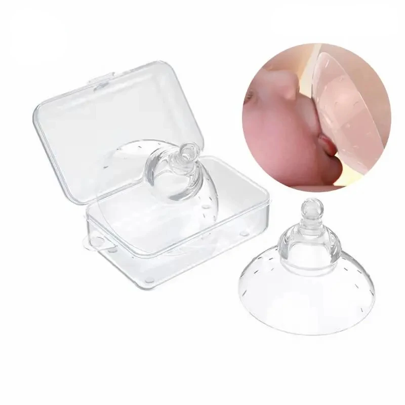 

1/2pcs/box Silicone Nipple Protectors Feeding Mothers Nipple Shields Protection Cover Breastfeeding Mother Milk Silicone Nipple