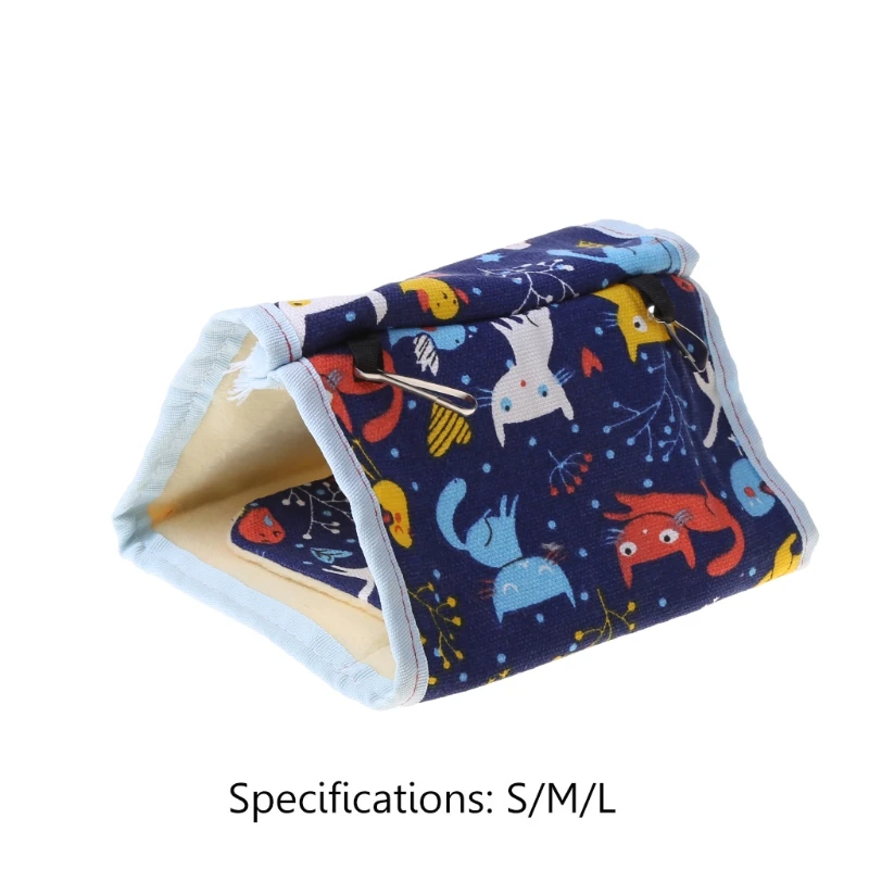 

Warm Bird Nest Winter Bed House Snuggle Hanging Hammock Cage Tent Hideaway for Parrots Cockatiel African Greys