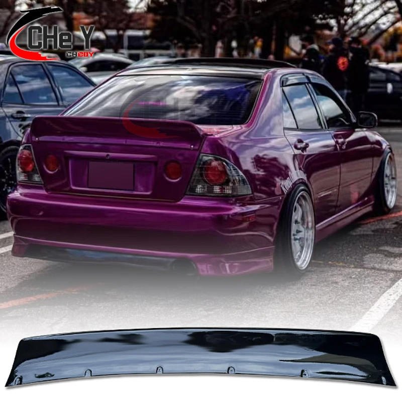 Задний спойлер из натурального углеродного волокна для 1998 1999 2000 2001 Lexus IS200 Altezza zero
