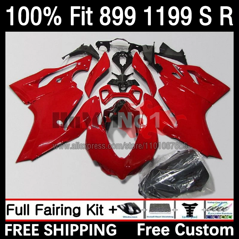 

OEM Injection For DUCATI 899 1199 S R Panigale 12 13 15 16 50No.4 899S 1199R 1199S 2012 2013 2014 2015 2016 Fairing Factory Red