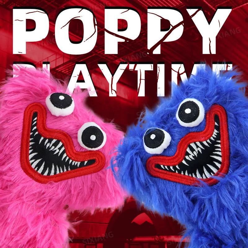 

40Cm Huggy Wuggy Stuffed Animals & Plush Kawaii Toys Poppy Playtime Game Character Horror Cartoon Cute Doll Plush Toys for Kids