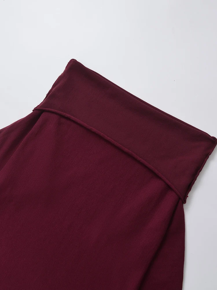 KAOPU ZA женский однотонный вязаный свитер из шерсти и шелка винтажный пуловер с