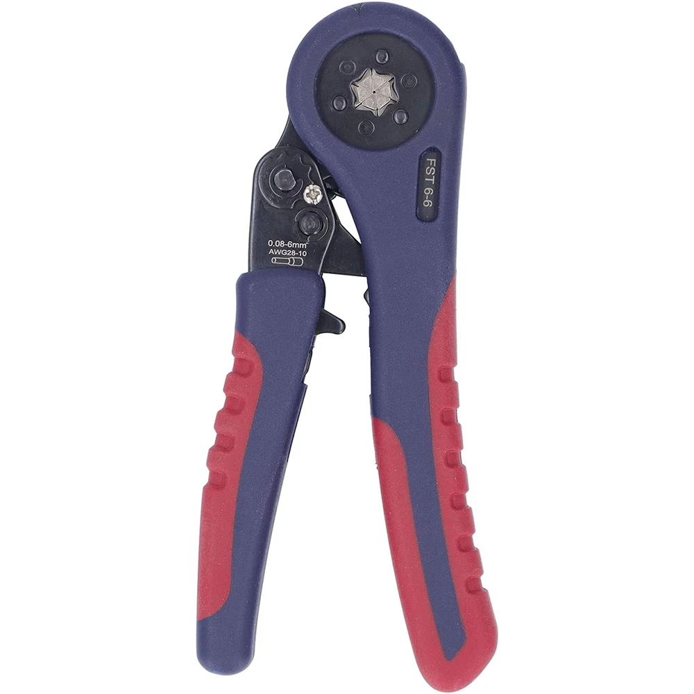 

Клещи для обжима наконечников, регулируемые клещи для обжима с храповым механизмом, саморегулируемый эргономичный ручной инструмент с храповым механизмом для усадки проволоки